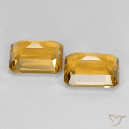 Shop natural 2.97ct Orange doré profond Citrine gems, Octogone / coupe Émeraude, from Brésil at GemSelect. In stock, global shipping!