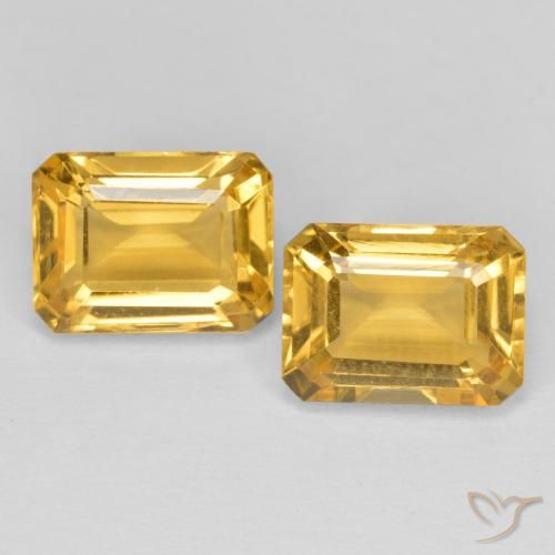 Shop natural 3.25ct Doré moyen Citrine gems, Octogone / coupe Émeraude, from Brésil at GemSelect. In stock, global shipping!