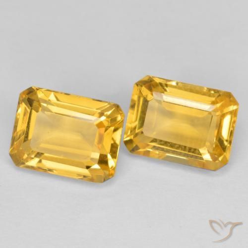 Shop natural 3.25ct Doré moyen Citrine gems, Octogone / coupe Émeraude, from Brésil at GemSelect. In stock, global shipping!