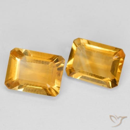 Shop natural 2.58ct Doré-orange foncé Citrine gems, Octogone / coupe Émeraude, from Brésil at GemSelect. In stock, global shipping!