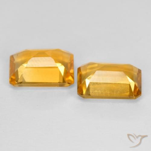 Shop natural 2.58ct Doré-orange foncé Citrine gems, Octogone / coupe Émeraude, from Brésil at GemSelect. In stock, global shipping!