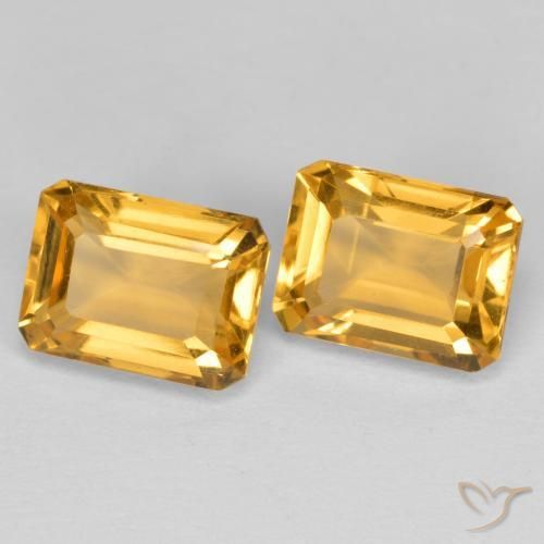 Shop natural 3.37ct Orange doré profond Citrine gems, Octogone / coupe Émeraude, from Brésil at GemSelect. In stock, global shipping!