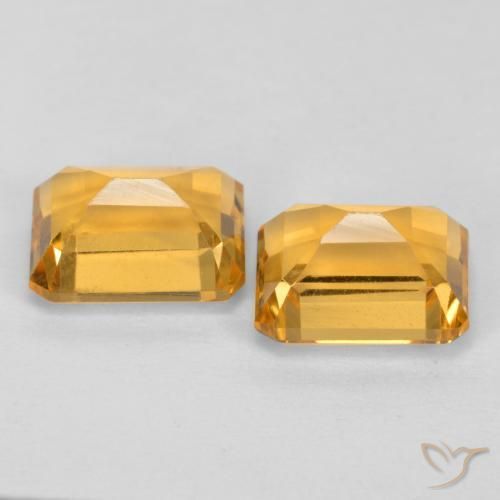 Shop natural 3.37ct Orange doré profond Citrine gems, Octogone / coupe Émeraude, from Brésil at GemSelect. In stock, global shipping!