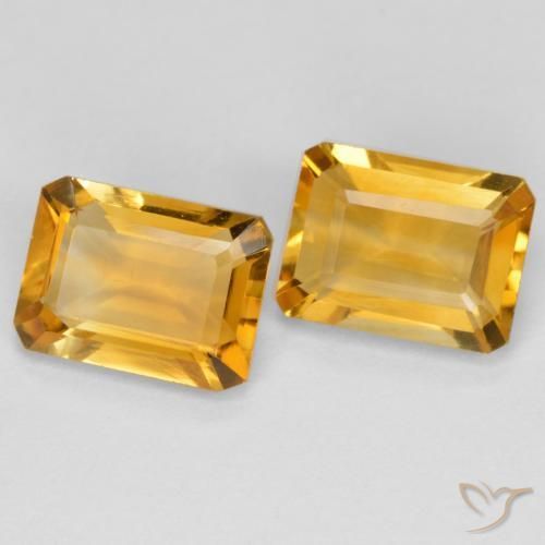 Shop natural 2.80ct Doré foncé Citrine gems, Octogone / coupe Émeraude, from Brésil at GemSelect. In stock, global shipping!