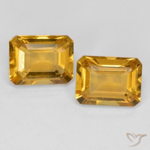 Shop natural 2.85ct Orange doré profond Citrine gems, Octogone / coupe Émeraude, from Brésil at GemSelect. In stock, global shipping!