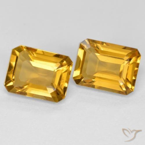 Shop natural 2.85ct Orange doré profond Citrine gems, Octogone / coupe Émeraude, from Brésil at GemSelect. In stock, global shipping!