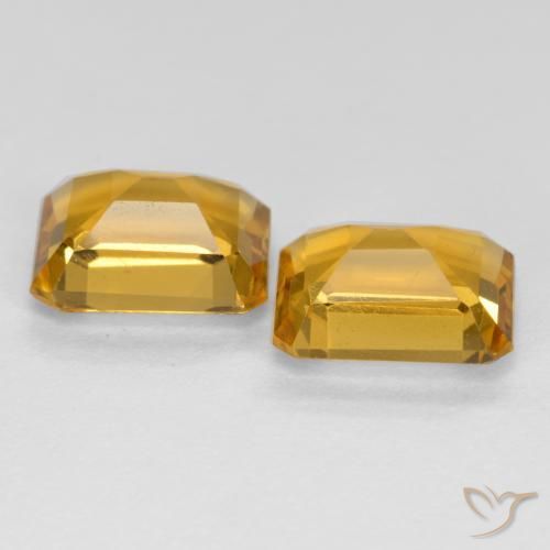 Shop natural 2.85ct Orange doré profond Citrine gems, Octogone / coupe Émeraude, from Brésil at GemSelect. In stock, global shipping!