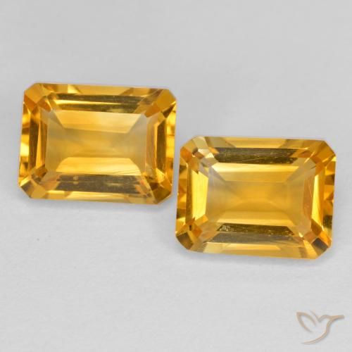 Shop natural 3.08ct Doré moyen Citrine gems, Octogone / coupe Émeraude, from Brésil at GemSelect. In stock, global shipping!