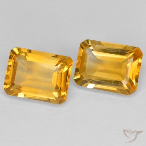 Shop natural 3.08ct Doré moyen Citrine gems, Octogone / coupe Émeraude, from Brésil at GemSelect. In stock, global shipping!
