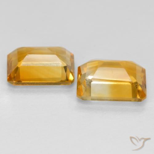 Shop natural 2.90ct Doré moyen-foncé Citrine gems, Octogone / coupe Émeraude, from Brésil at GemSelect. In stock, global shipping!