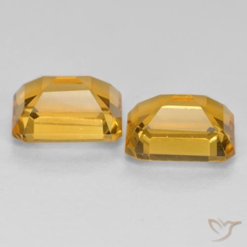 Shop natural 3.24ct Doré foncé Citrine gems, Octogone / coupe Émeraude, from Brésil at GemSelect. In stock, global shipping!