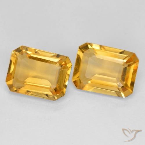Shop natural 2.59ct Doré foncé Citrine gems, Octogone / coupe Émeraude, from Brésil at GemSelect. In stock, global shipping!