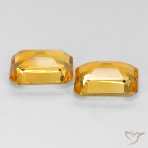 Shop natural 2.59ct Doré foncé Citrine gems, Octogone / coupe Émeraude, from Brésil at GemSelect. In stock, global shipping!