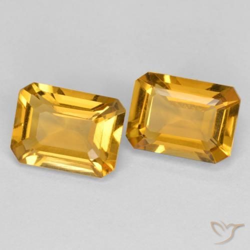 Shop natural 2.68ct Doré foncé Citrine gems, Octogone / coupe Émeraude, from Brésil at GemSelect. In stock, global shipping!