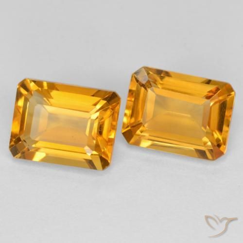 Shop natural 3.02ct Doré foncé Citrine gems, Octogone / coupe Émeraude, from Brésil at GemSelect. In stock, global shipping!