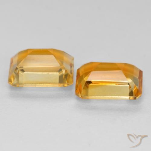 Shop natural 3.02ct Doré foncé Citrine gems, Octogone / coupe Émeraude, from Brésil at GemSelect. In stock, global shipping!