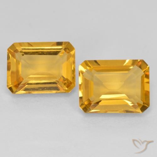 Shop natural 2.98ct Doré foncé Citrine gems, Octogone / coupe Émeraude, from Brésil at GemSelect. In stock, global shipping!