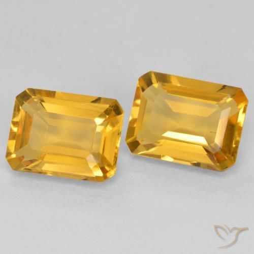 Shop natural 2.98ct Doré foncé Citrine gems, Octogone / coupe Émeraude, from Brésil at GemSelect. In stock, global shipping!