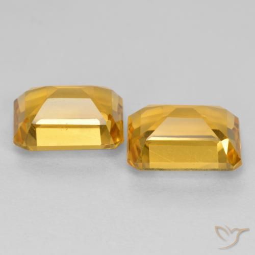 Shop natural 2.98ct Doré foncé Citrine gems, Octogone / coupe Émeraude, from Brésil at GemSelect. In stock, global shipping!