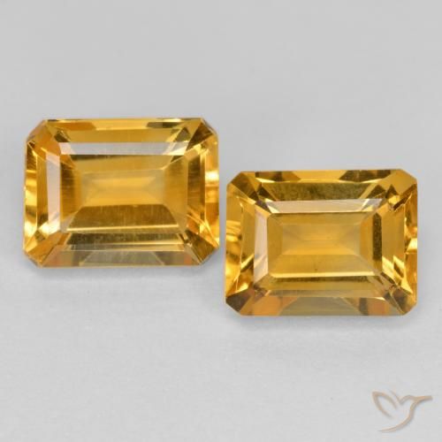 Shop natural 3.24ct Doré foncé Citrine gems, Octogone / coupe Émeraude, from Brésil at GemSelect. In stock, global shipping!