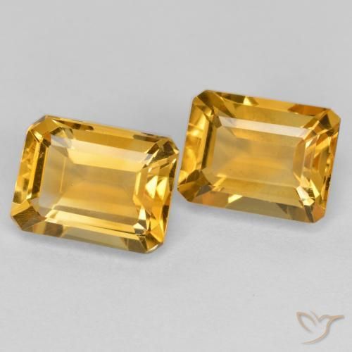 Shop natural 3.24ct Doré foncé Citrine gems, Octogone / coupe Émeraude, from Brésil at GemSelect. In stock, global shipping!