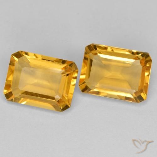 Shop natural 2.82ct Doré foncé Citrine gems, Octogone / coupe Émeraude, from Brésil at GemSelect. In stock, global shipping!