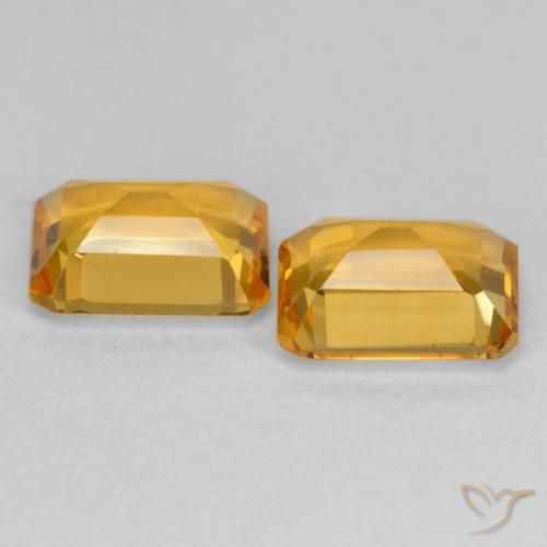 Shop natural 2.82ct Doré foncé Citrine gems, Octogone / coupe Émeraude, from Brésil at GemSelect. In stock, global shipping!