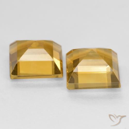 Shop natural 3.34ct Doré Citrine gems, Carré, from Brésil at GemSelect. In stock, global shipping!