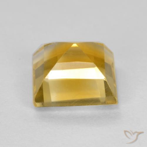 Citrine Doré naturelle Carré, 1.68 ct, VS