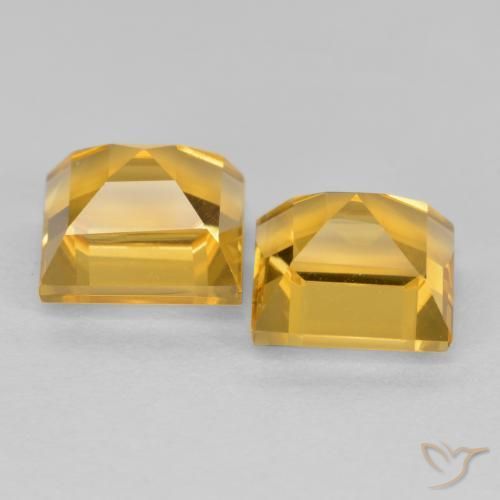 Shop natural 3.28ct Doré moyen Citrine gems, Carré, from Brésil at GemSelect. In stock, global shipping!