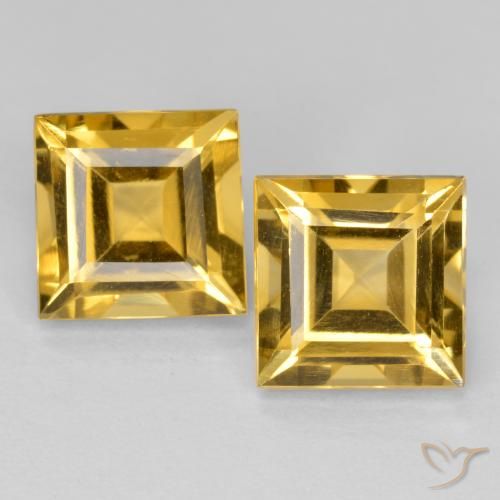 Shop natural 3.45ct Doré moyen-léger Citrine gems, Carré, from Brésil at GemSelect. In stock, global shipping!