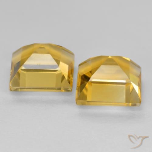 Shop natural 3.45ct Doré moyen-léger Citrine gems, Carré, from Brésil at GemSelect. In stock, global shipping!