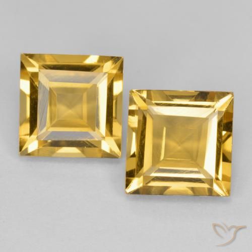 Shop natural 3.26ct Doré moyen Citrine gems, Carré, from Brésil at GemSelect. In stock, global shipping!