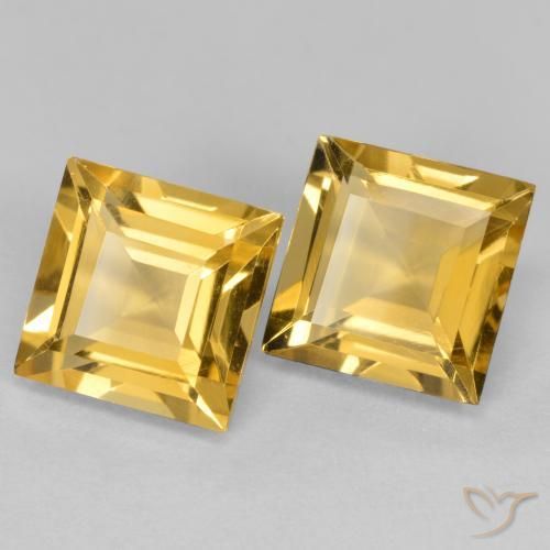Shop natural 3.26ct Doré moyen Citrine gems, Carré, from Brésil at GemSelect. In stock, global shipping!