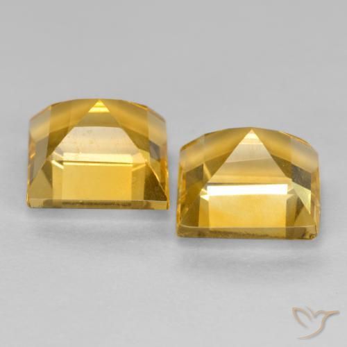 Shop natural 3.25ct Doré Citrine gems, Carré, from Brésil at GemSelect. In stock, global shipping!