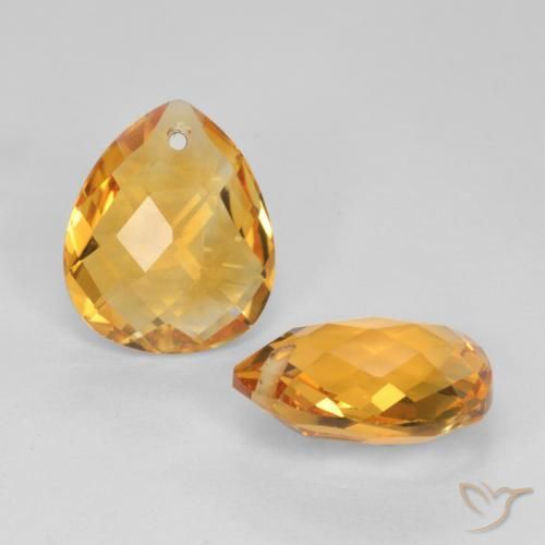 Shop natural 7.49ct Doré foncé Citrine gems, En forme de poire, from Brésil at GemSelect. In stock, global shipping!