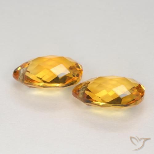 Shop natural 7.19ct Doré foncé Citrine gems, En forme de poire, from Brésil at GemSelect. In stock, global shipping!