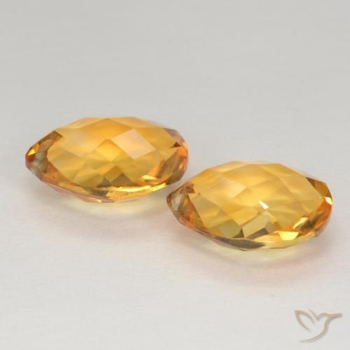 Shop natural 7.42ct Orange-or Citrine gems, En forme de poire, from Brésil at GemSelect. In stock, global shipping!