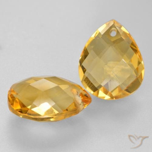 Shop natural 7.73ct Doré moyen-foncé Citrine gems, En forme de poire, from Brésil at GemSelect. In stock, global shipping!