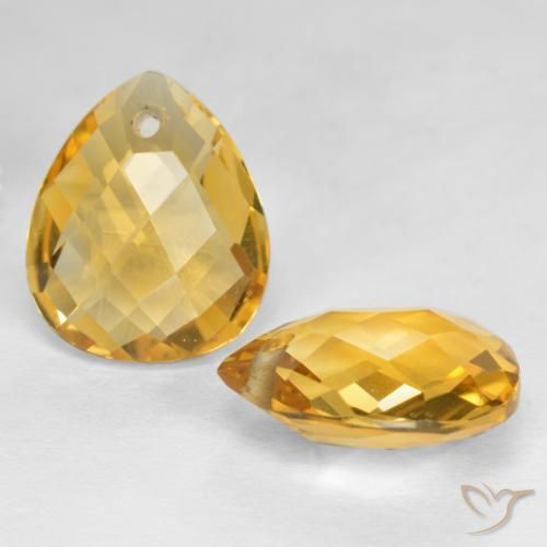 Shop natural 7.20ct Doré moyen-foncé Citrine gems, En forme de poire, from Brésil at GemSelect. In stock, global shipping!