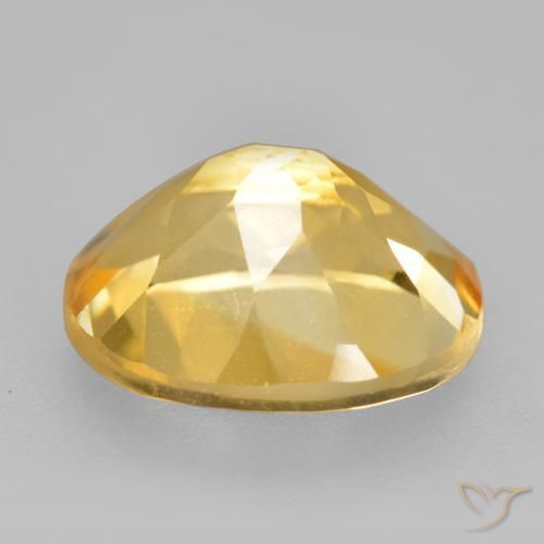 Citrine Doré moyen-foncé naturelle ovale, 4.68 ct, VS
