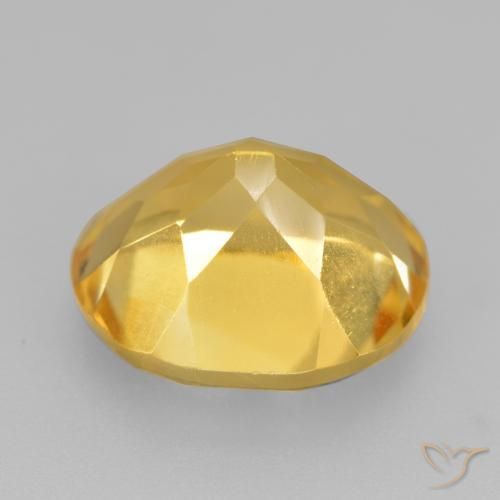Citrine Doré moyen naturelle ovale, 4.57 ct, VS
