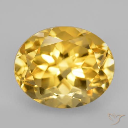 5.72ct Naturel Orange Doré Citrine, ovale, VVS