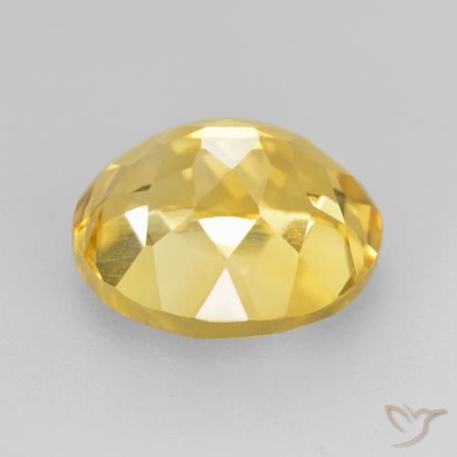 Citrine Doré naturelle ovale, 5.04 ct, VVS-VS