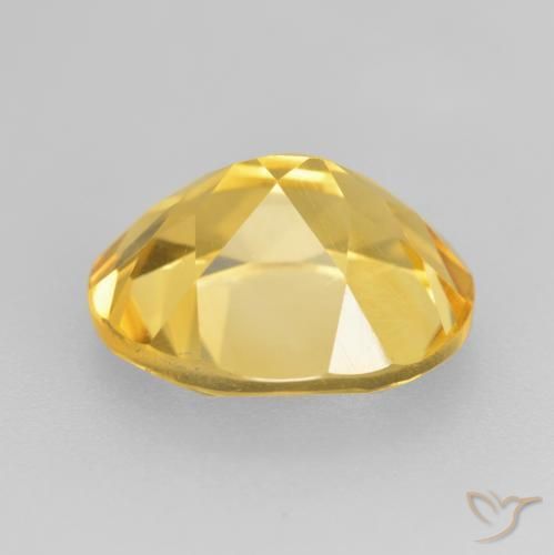 Citrine Doré naturelle ovale, 4.43 ct, VVS-VS