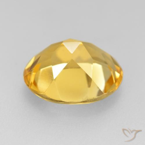 Citrine Doré naturelle ovale, 4.38 ct, VVS-VS