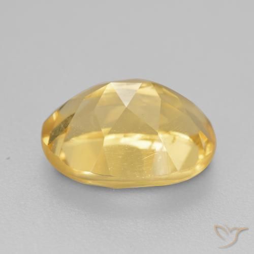Citrine Or naturelle ovale, 1.77 ct, VS