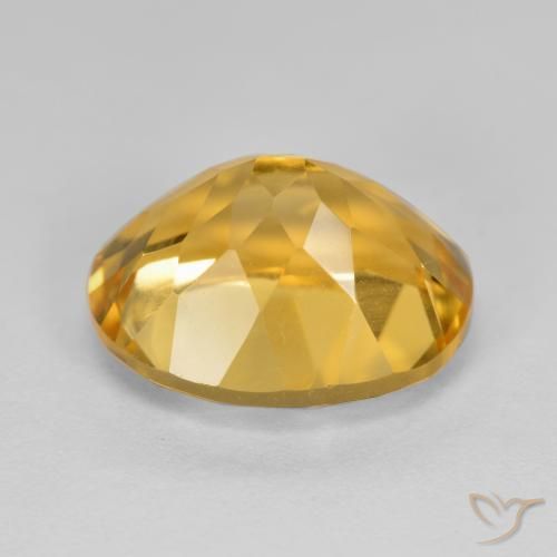 Citrine Doré naturelle ovale, 4.84 ct, VVS-VS