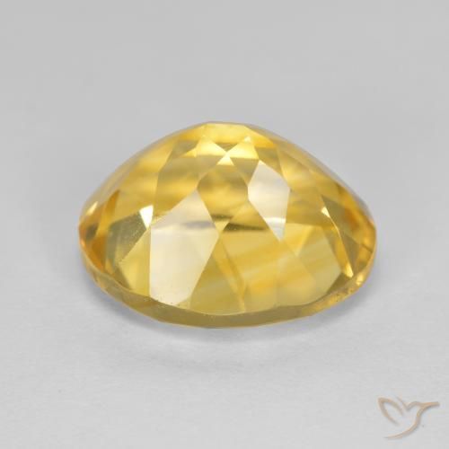 Citrine Doré moyen naturelle ovale, 4.80 ct, VVS-VS