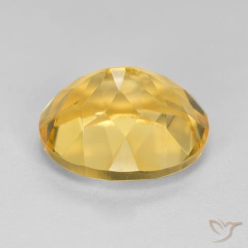 Citrine Doré moyen naturelle ovale, 5.25 ct, VVS-VS